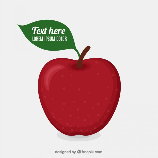 626x625 Red Apple Template Vector Free Download