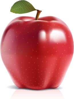 259x347 Shiny Red Apple Vector Png Images, Backgrounds And Vectors For