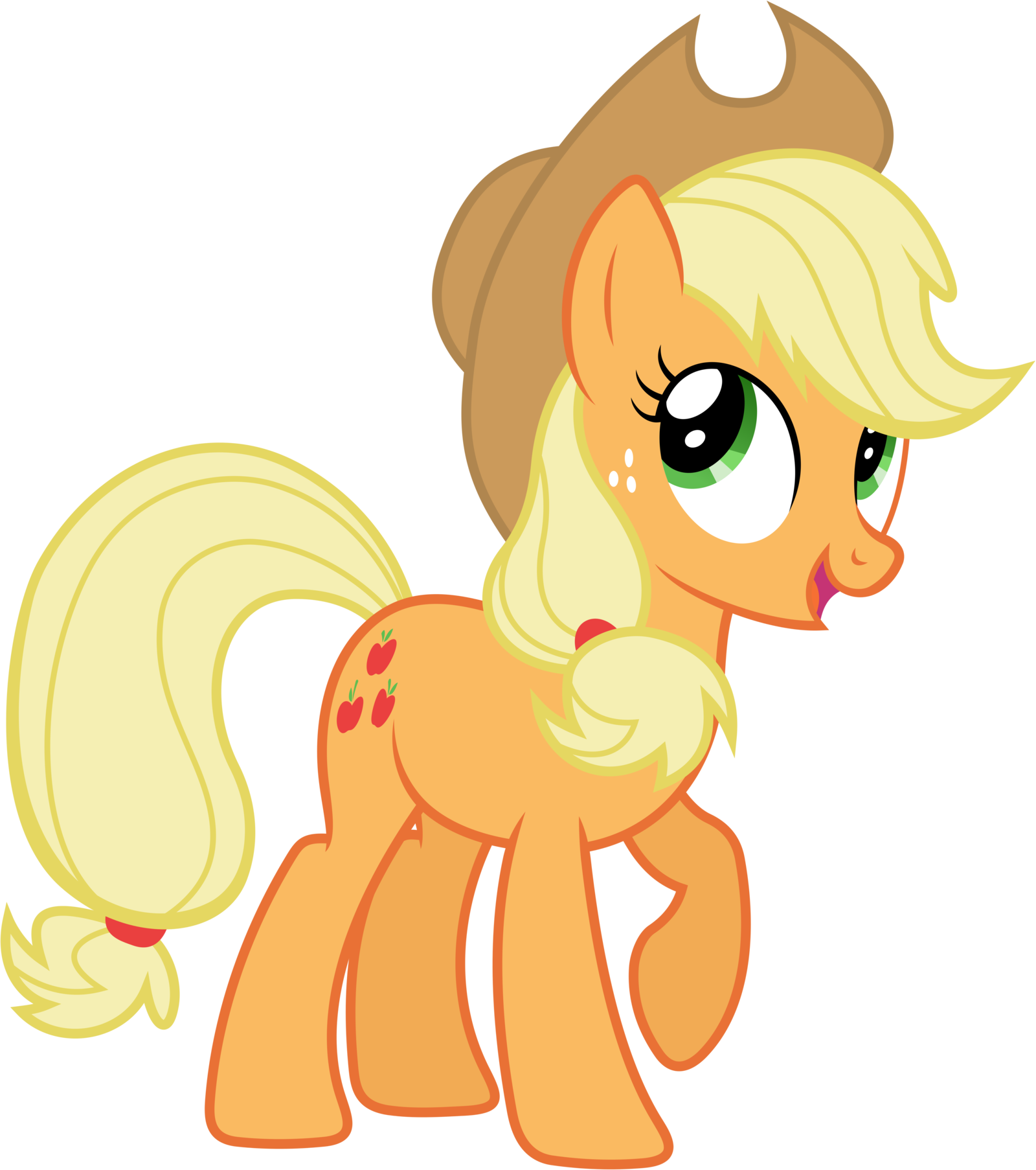 1600x1806 Collection Of Free Applejack Vector. Download On Ubisafe