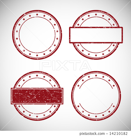 450x468 Set Of Red Grunge Rubber Stamp,vector Illustration.