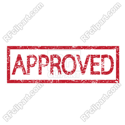 400x400 Stamp Approved Text Vector Image Vector Artwork Of Fonts Amp Type