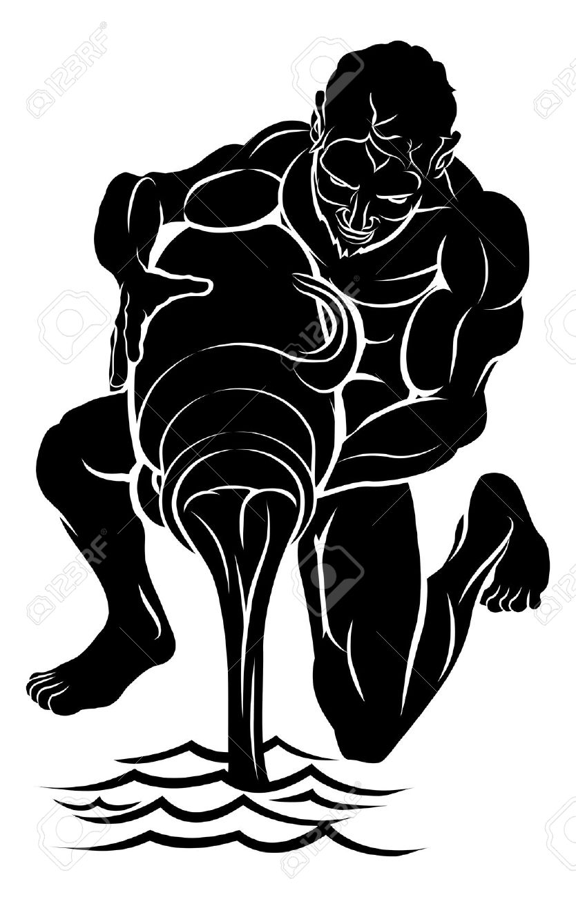 834x1300 Aquarius Clipart