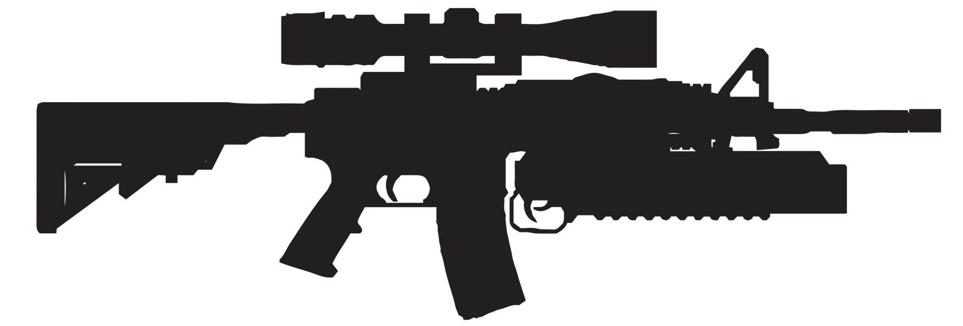 1941x658 Ar15 Vector