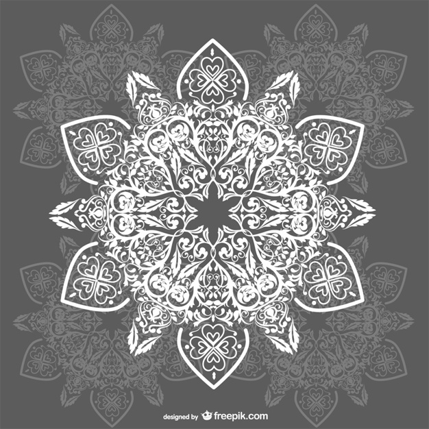626x626 Arabesque Ornaments Background Vector Free Download