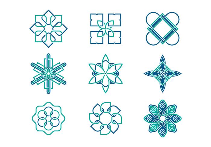 700x490 Geometric Arabesque Logo Vectors