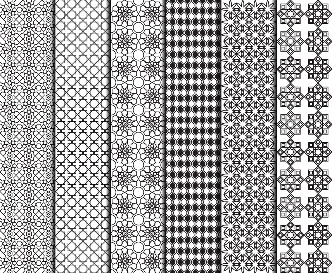 1136x936 Seamless Arabesque Pattern Vector Vector Art Amp Graphics