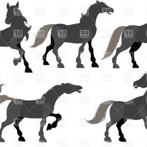300x300 Arabian Horse Hand Drawing Vector Sohadacouri