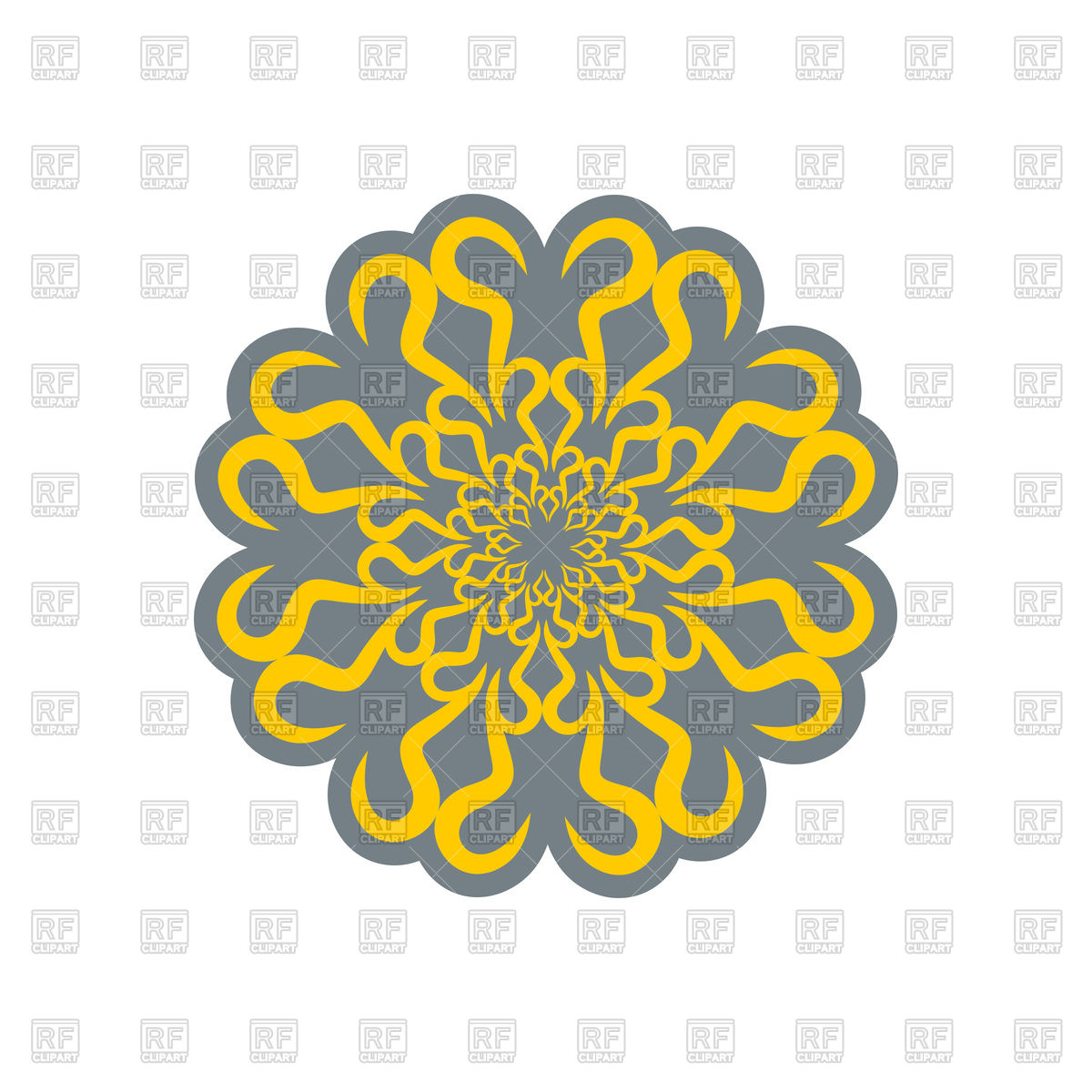 1200x1200 Arabic Ornament. Oriental Decorative Pattern. Vector Image