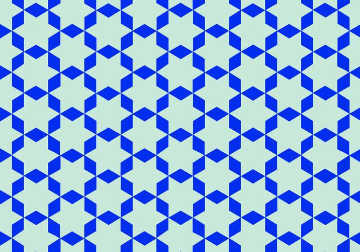 700x490 Blue Arabic Pattern Vector