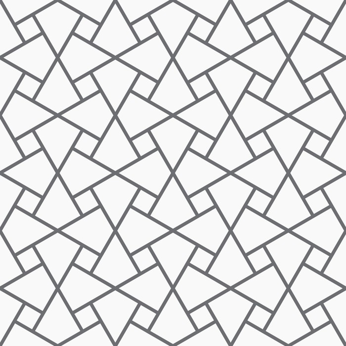 700x700 Vector Seamless Arabic Pattern. Poster We Live To Change