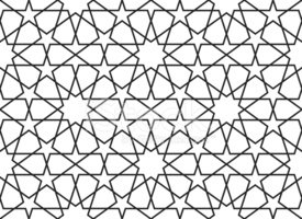 275x200 Arabic Seamless Vector Ornament Stock Vectors
