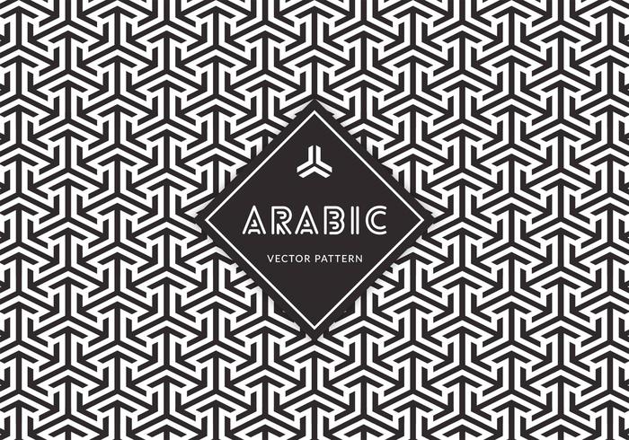 700x490 Arabic Seamless Vector Pattern