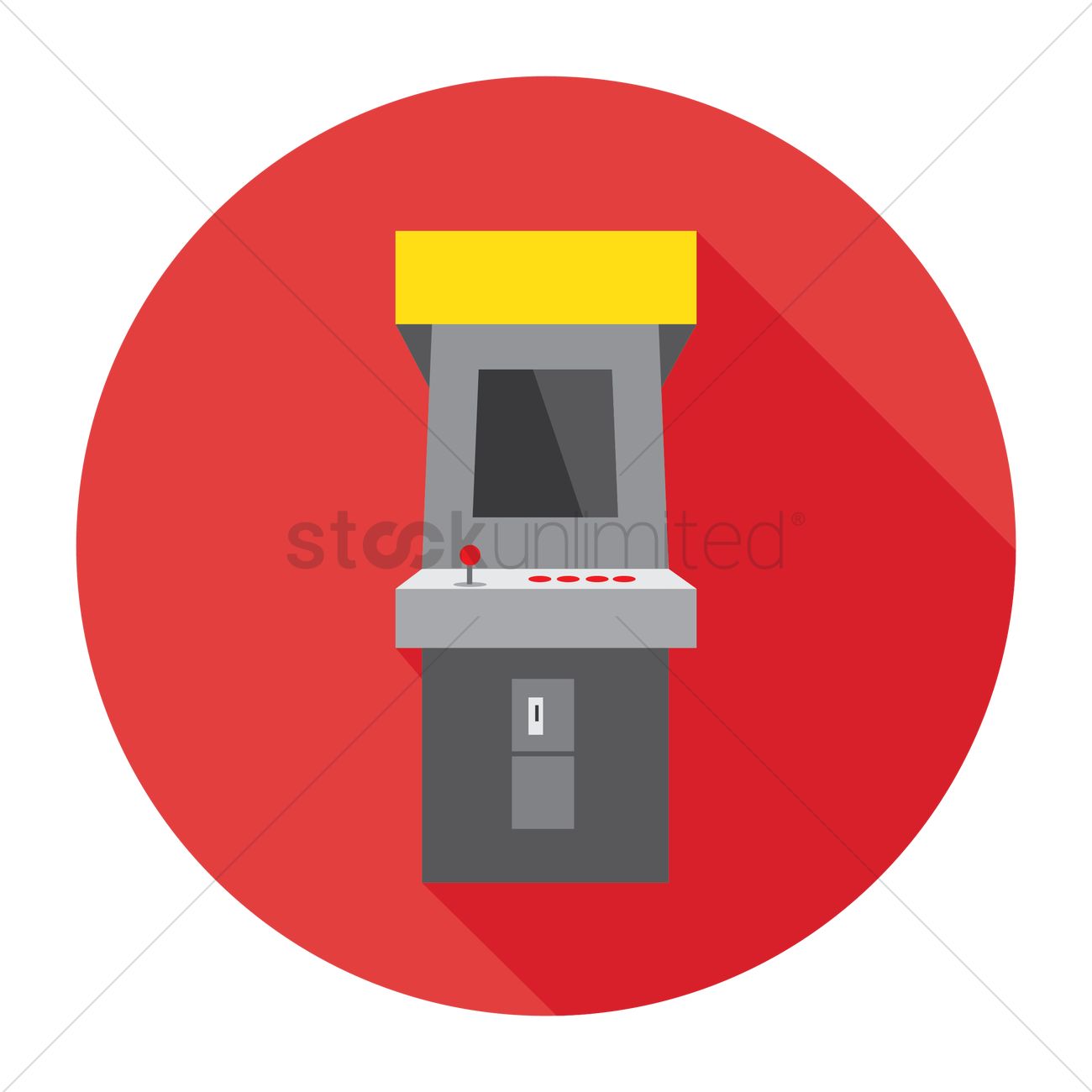1300x1300 Arcade Machine Vector Image