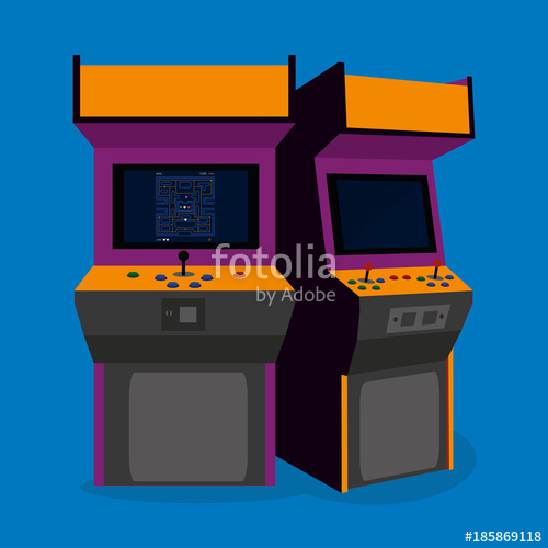 500x500 Arcade Machine Design Stock Image And Royalty Free Vector Files