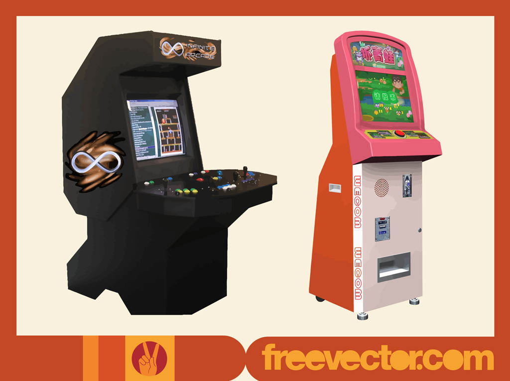 1024x765 Arcade Game Machines Vector Art Amp Graphics