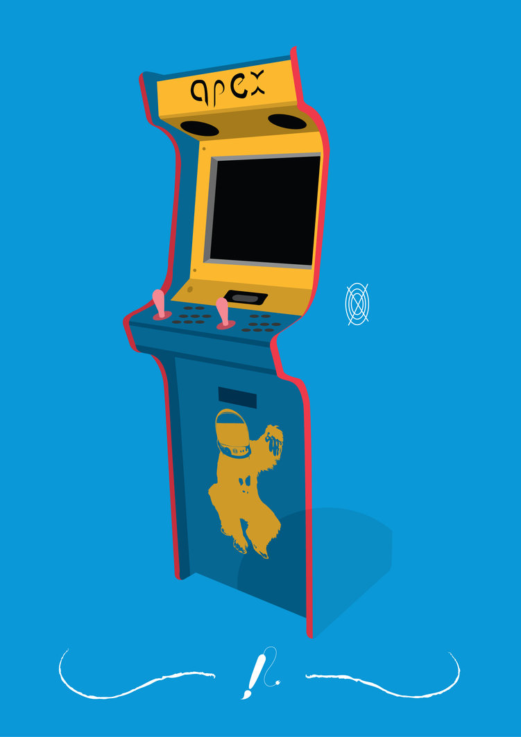 751x1063 Vector Arcade Machine By Cesterical