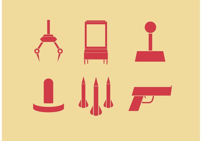 700x490 Free Vector Arcade Game Machine Vectors