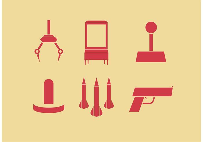 700x490 Arcade Game Machine Vectors