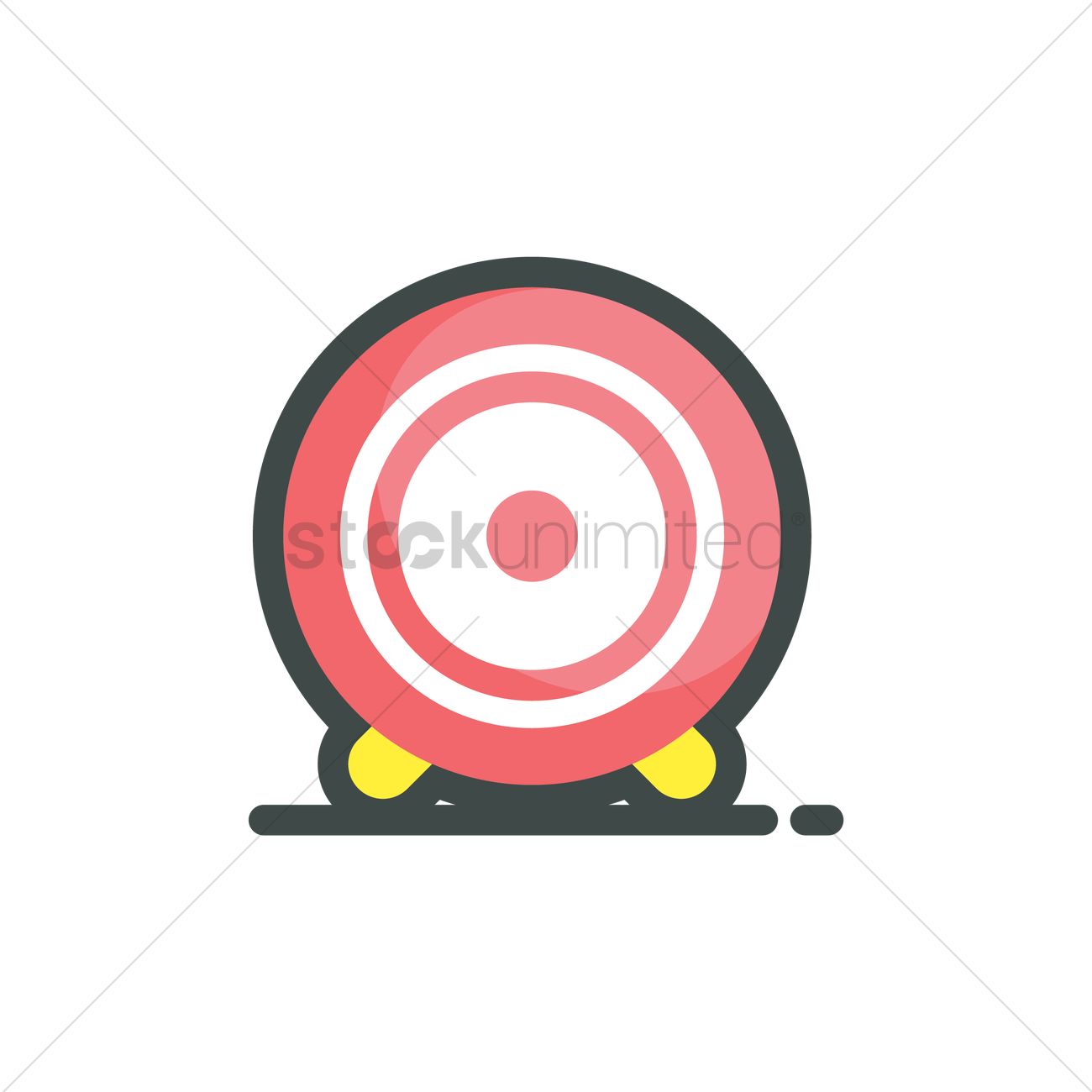 1300x1300 Archery Target Vector Image