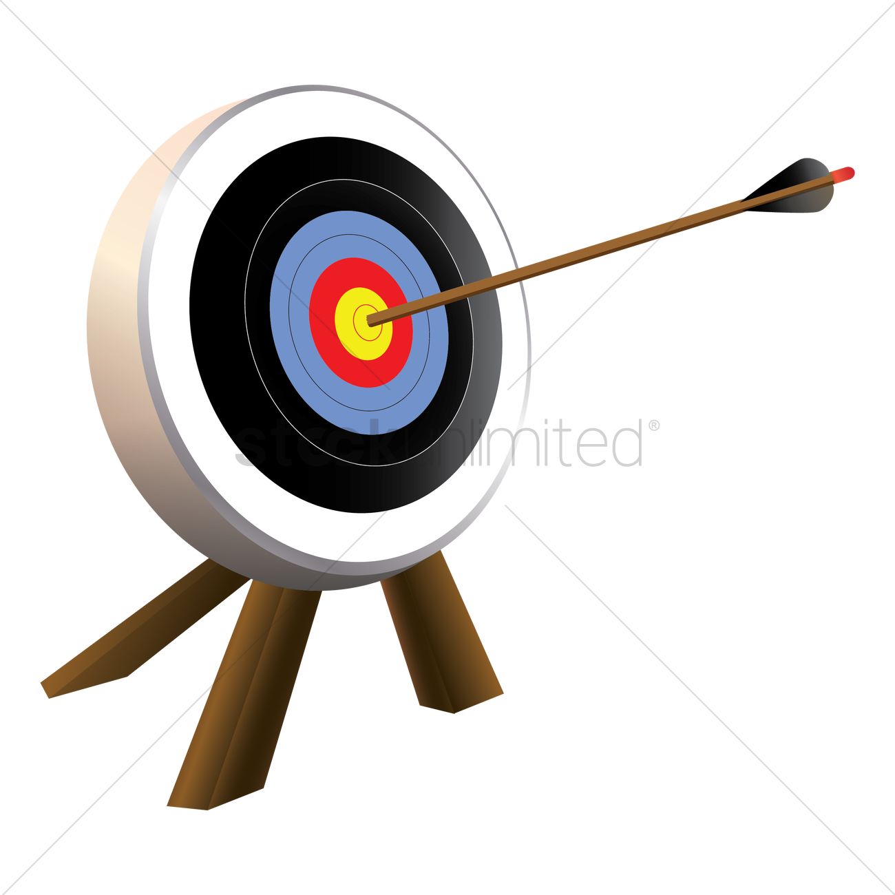 1300x1300 Archery Vector Image