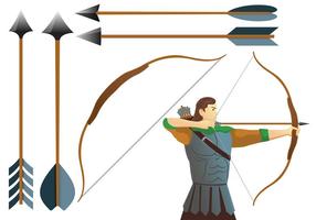 286x200 Archery Free Vector Art
