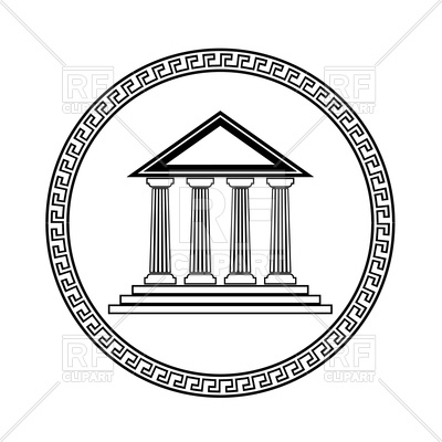 400x400 Greek Temple Icon Vector Image Vector Artwork Of Architecture