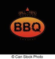 180x195 Isolated Barbecue Label With An Arepa, Vector Illustration.