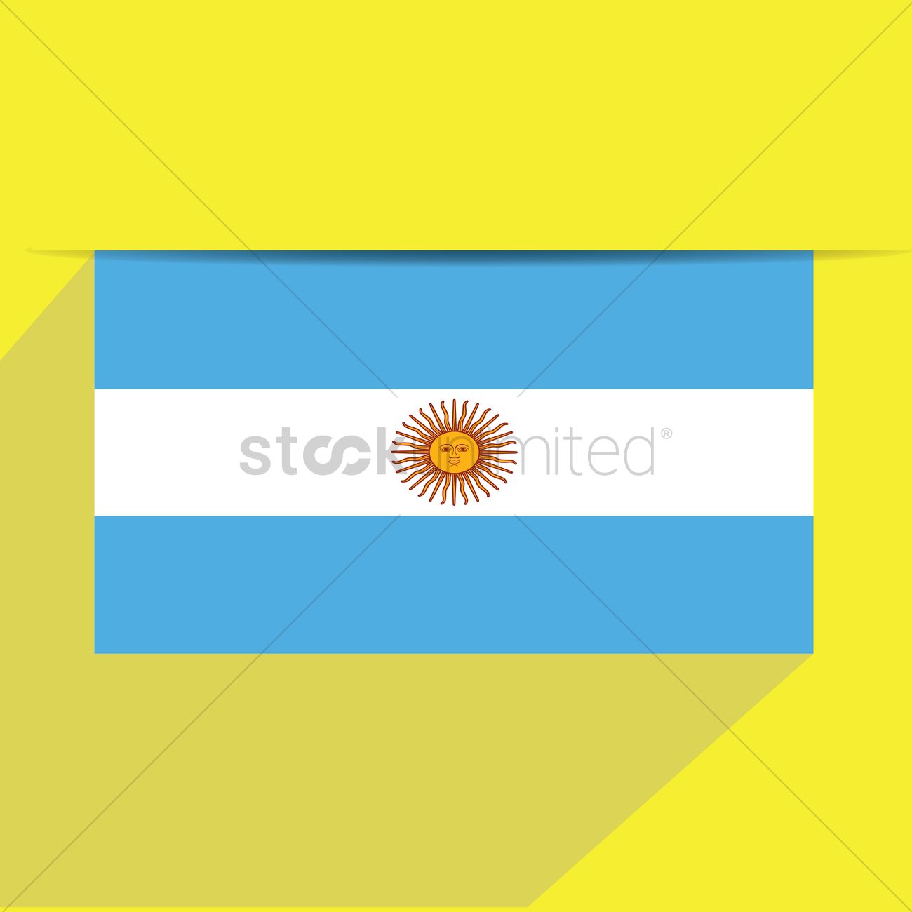 1300x1300 Argentina Flag Vector Image