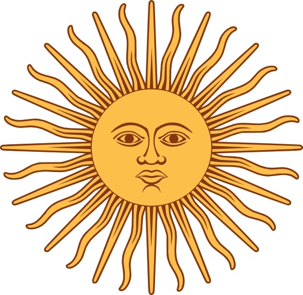 600x583 May Sun From Argentina Flag Clip Art Free Vector In Open Office