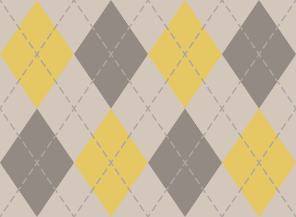 600x440 White And Yellow And Gray Argyle Pattern Texture Pattern Vector