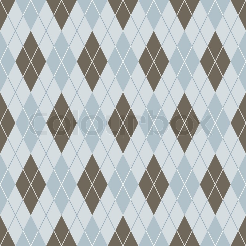 800x800 Argyle Seamless Pattern Stock Vector Colourbox