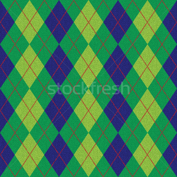 600x600 Blue And Green Textured Argyle Pattern Inspired Vector Background