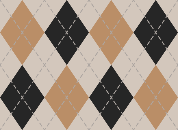 600x440 White And Orange And Black Argyle Pattern Texture Pattern Vector