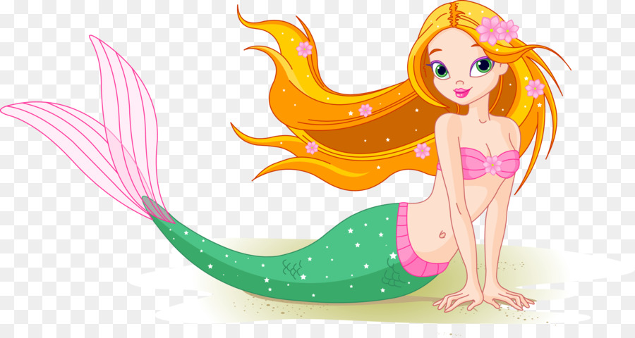 900x480 Ariel Mermaid Cartoon Clip Art