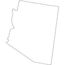 Arizona Outline Vector at GetDrawings | Free download