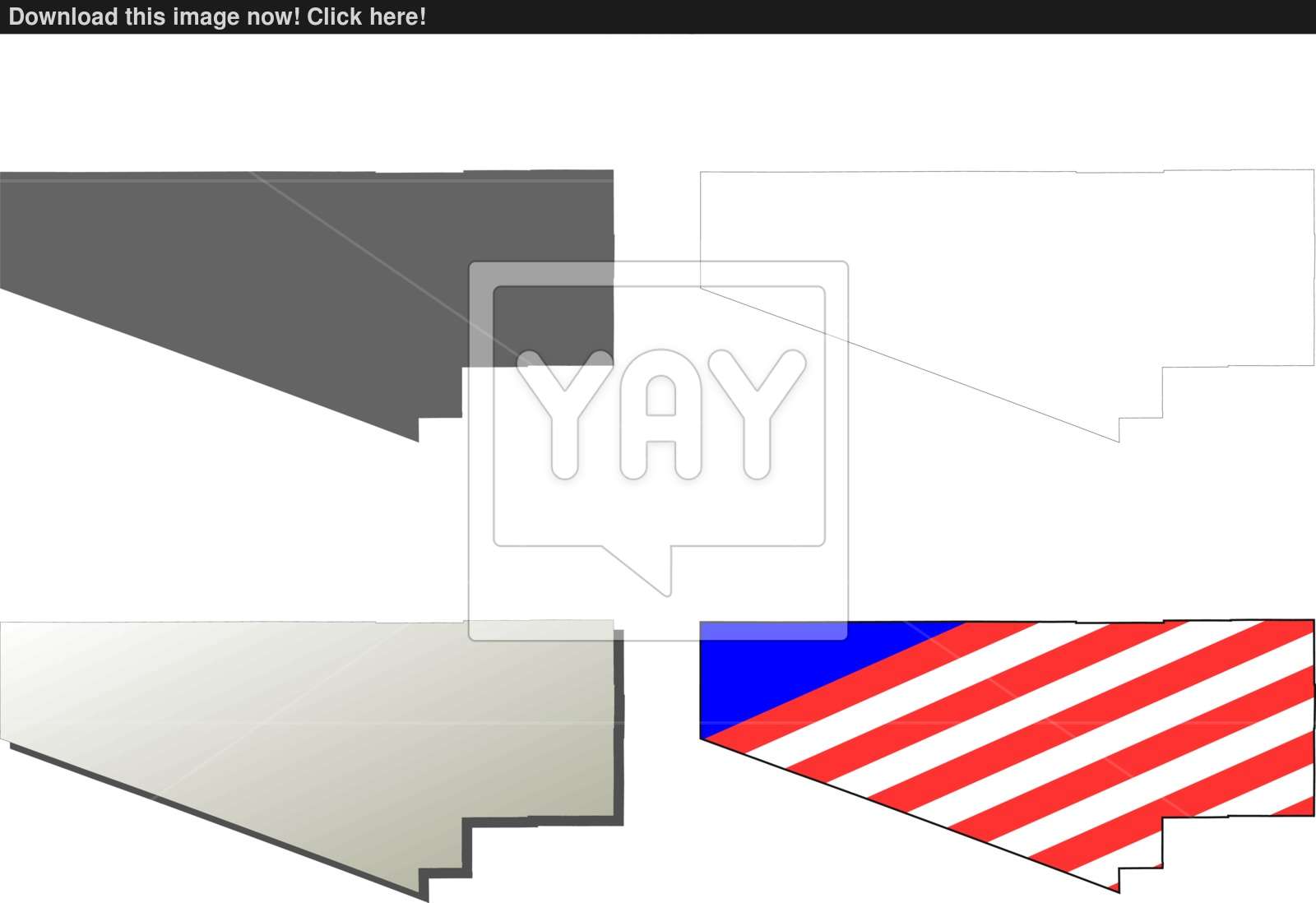 1600x1098 Pima County, Arizona Outline Map Set Vector