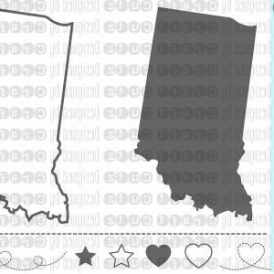 300x300 Photostock Vector Arizona State Map Outline Smooth Simplified Us