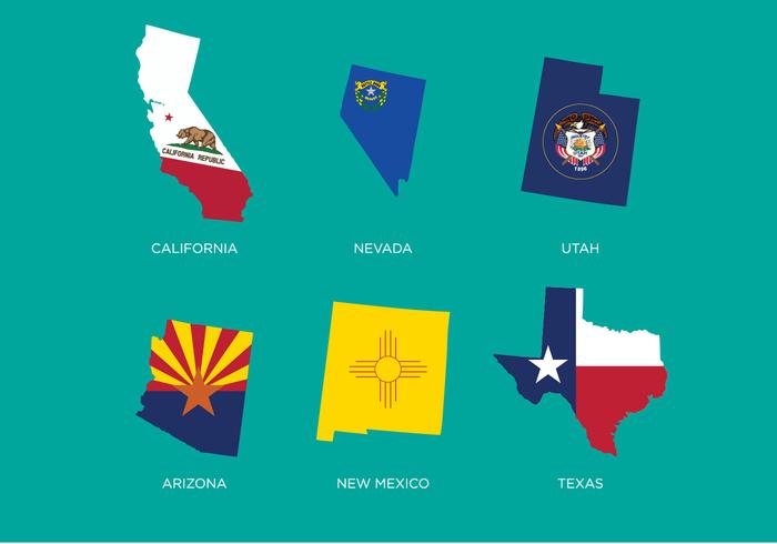 700x490 State Outlines Vector