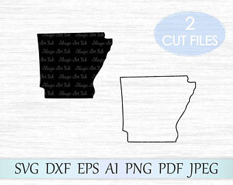 340x270 Arkansas Vector Etsy