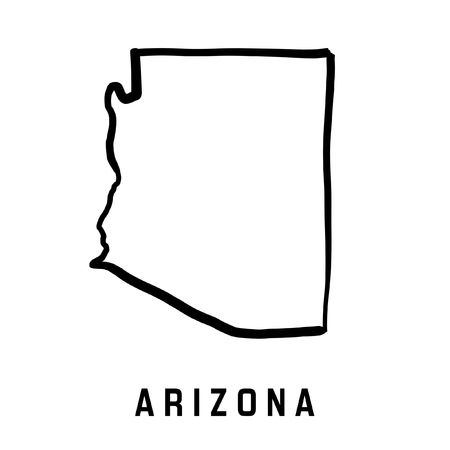 450x450 Us State Map Vector Simple Design Arkansas State Map Outline