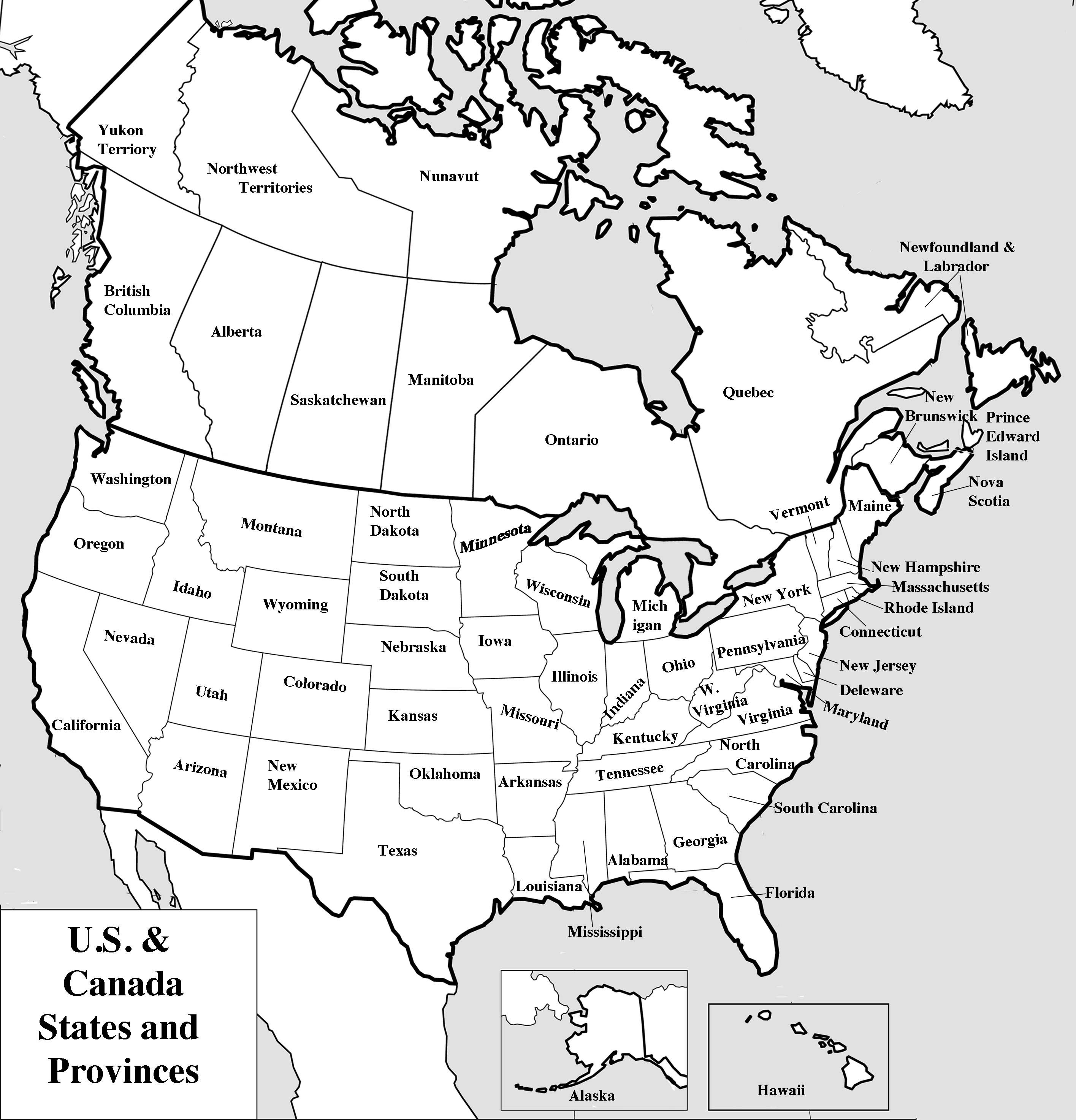 2831x2948 Black And White Map Us States Usa Clipart Black And White 11