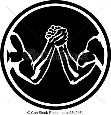 450x465 Arm Wrestling Emblem.