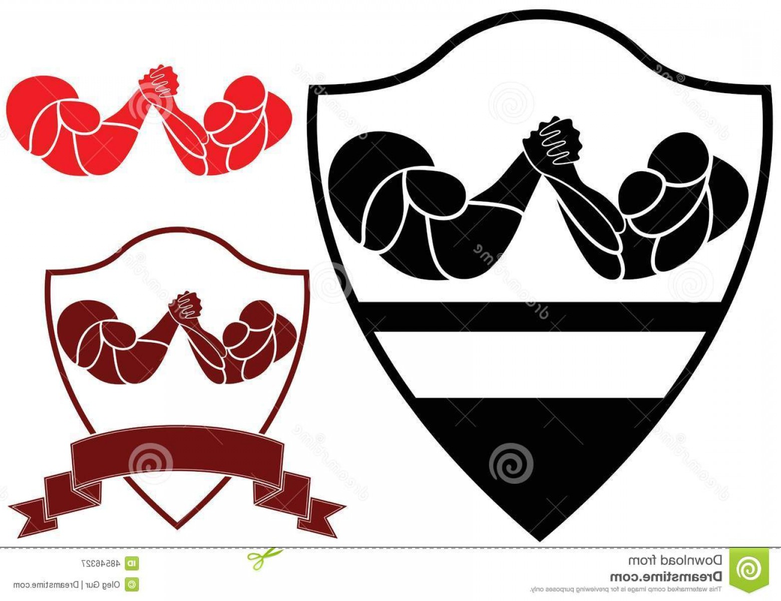1560x1200 Stock Illustration Arm Wrestling Vector Illustration Eps Image
