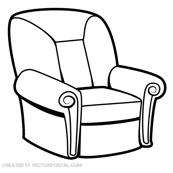 600x600 Armchair Vector 123freevectors