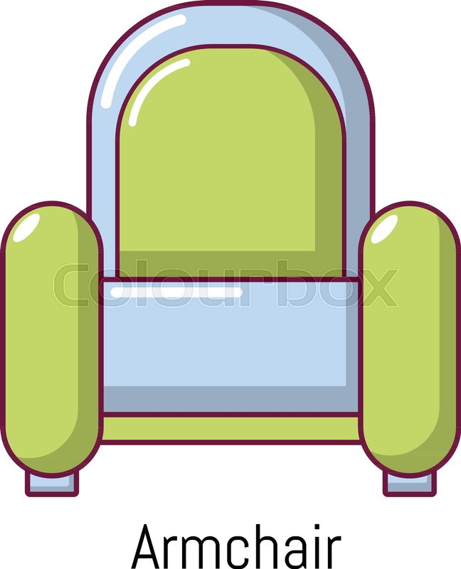 648x800 Armchair Icon. Cartoon Illustration Of Armchair Vector Icon For