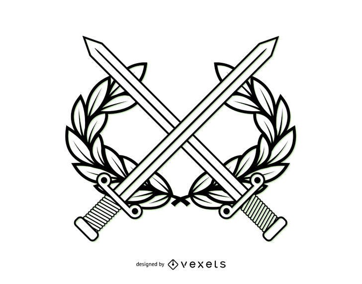 728x570 Line Art Military Coat Of Arms