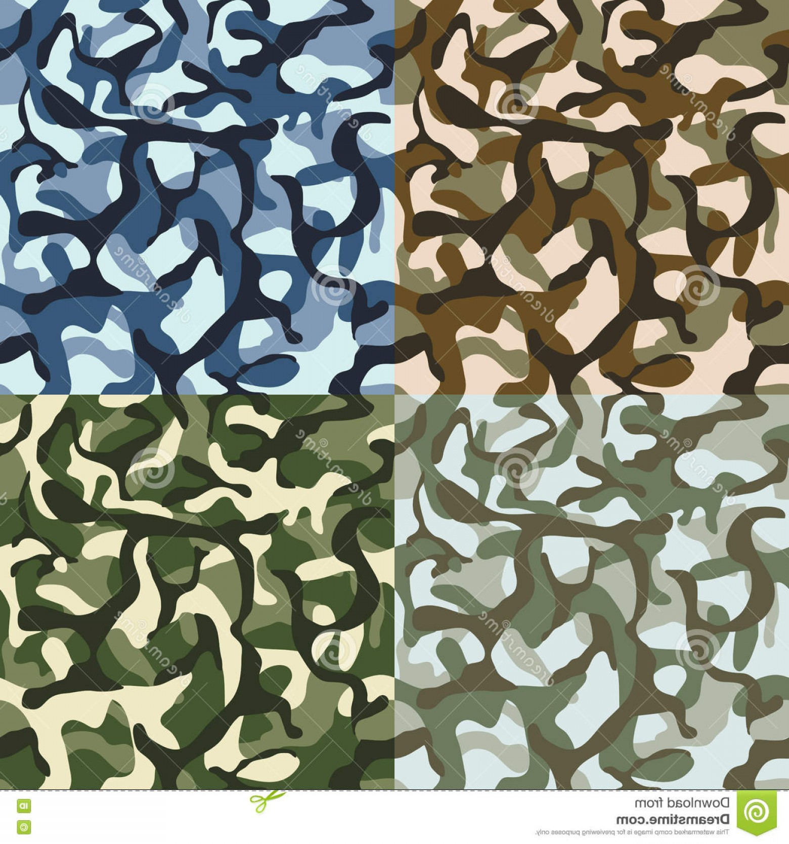 1560x1668 Stock Illustration Army Camouflage Hunter Combat Camo Vector
