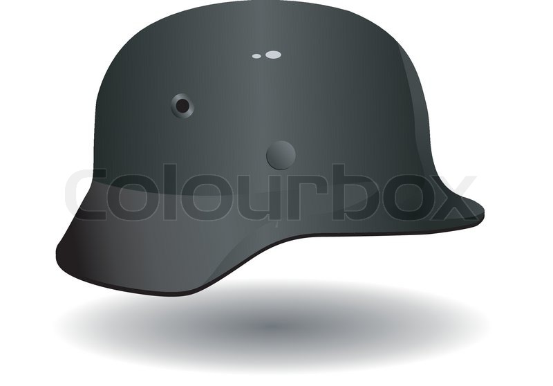 800x558 Vector German Military Helmet Stock Vector Colourbox