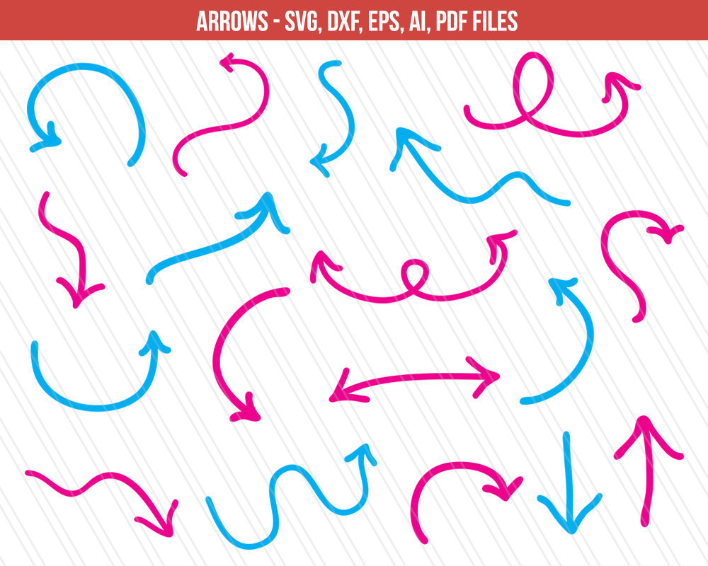 1000x800 Arrow Svg Cutting Files Dxf Arrow Vector Arrow For Etsy