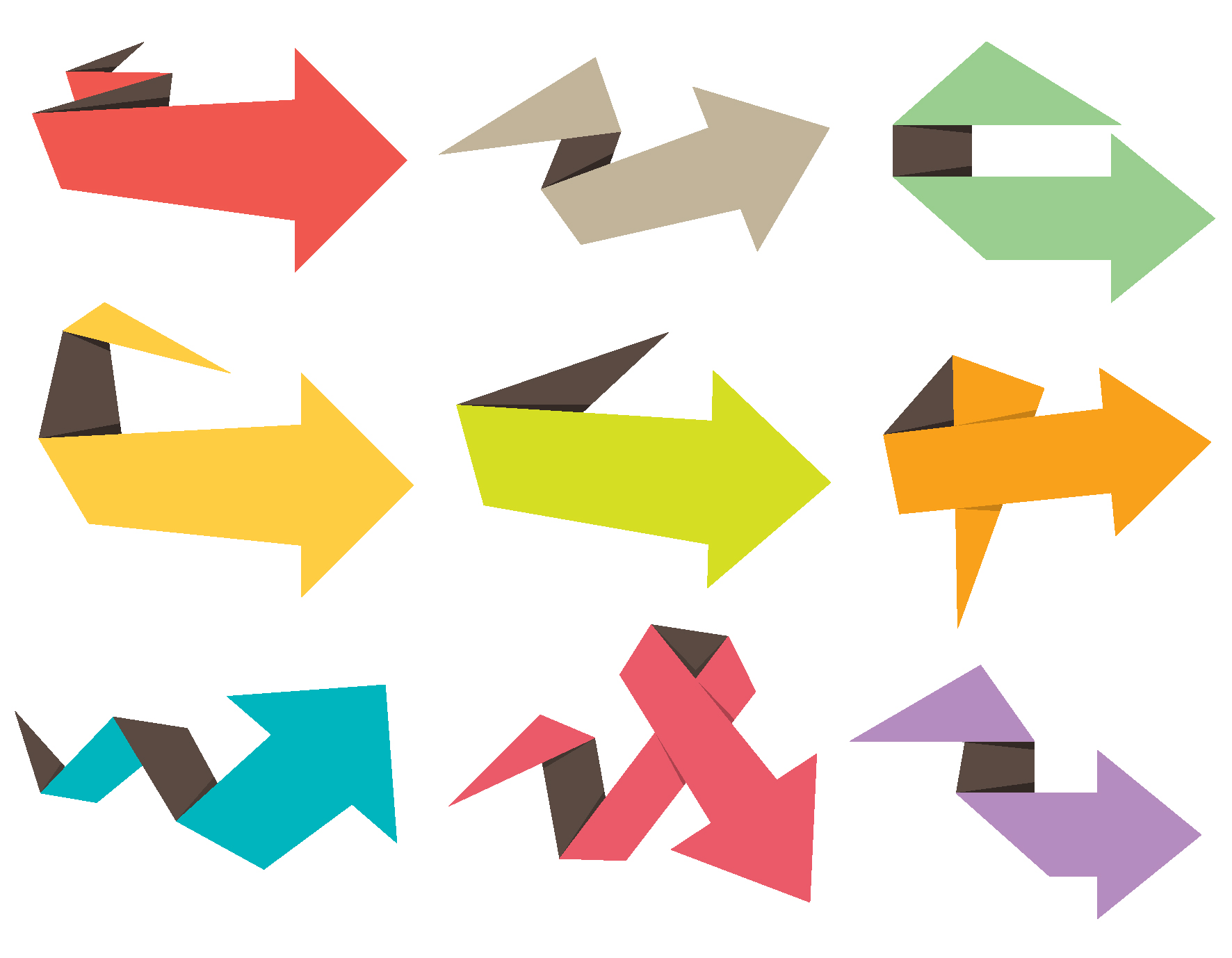 1772x1378 Cartoon Arrow Vector Elements Free Download Ai Files